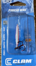 Clam Pinhead Mino Hook Size 10 Glow-Brand New-SHIPS N 24 HOURS
