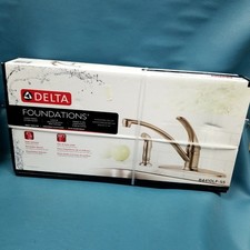NEW Delta Foundations B4410LF-SS SIngle Handle Kitchen Faucet w Sprayer