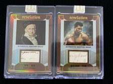 2025 Eternal Revelation History Relic Carl Gauss Muhammad Ali /99 Lot*2 KJ42