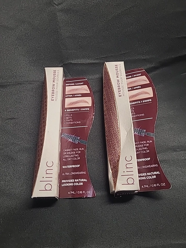 BLINC EYEBROW MOUSSE AUBURN  4.7ML 0.16 FL OZ WATERPROOF VEGAN CRUELTY  Lot Of 2 - Image 2 of 4