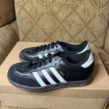 Adidas Samba Classic 036516 Black Soccer Shoes Sneakers Youth Size 4.5