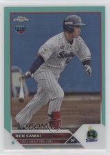 2023 Chrome NPB Nippon Professional Baseball Aqua Refractor 7/199 Ren Sawai o1w