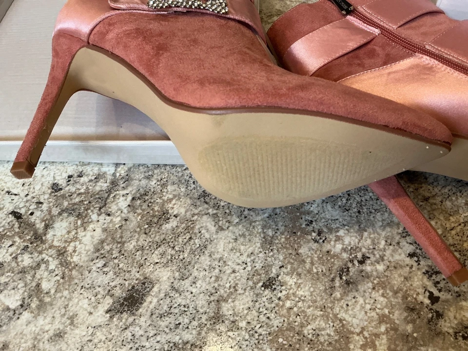 Botines Cape Robbin Mujer Talla 10 Malva con Estrás-Crucero-NUEVO EN CAJA Foto 3 de 4