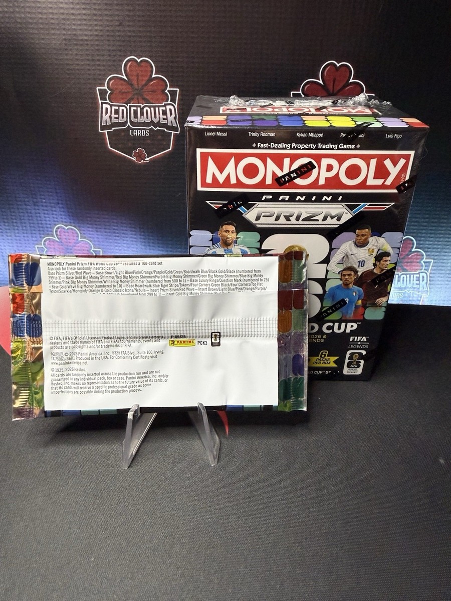 BLASTER Pack 2026 FIFA World Cup Monopoly 2026 Prizm Trading Card