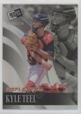 2024 Leaf Press Pass Premium Silver Prismatic Reflector 12/25 Kyle Teel s1i