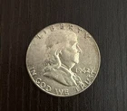 FRANKLIN 1962-D coin - XF(Extremely Fine) with 90% Silver composition
