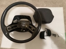 Steering Wheel Complete Assembly 97-02 Jeep Tj Wrangler Oem Agate Leather