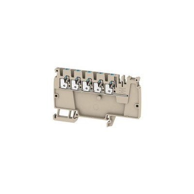 Weidmüller AAP12 2.5 LI BL Verteiler-Reihenklemmen, PUSH IN, 2,5 mm², 800 V, 24