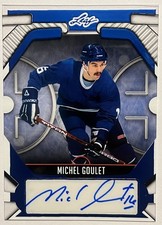 2025 Leaf Metal Legends Michel Goulet Auto PETG Blue Quebec Nordiques #3/4
