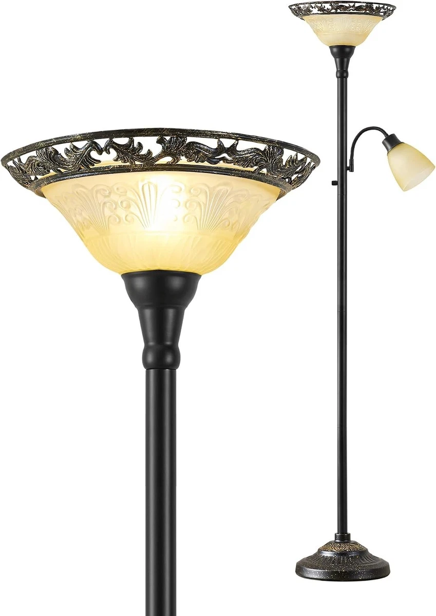 Glass Victorian Floor Lamps for sale | eBay