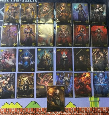 Diablo Immortal Upper Deck 2023 Yellow Survivor Card Set Epack (25 Cards)