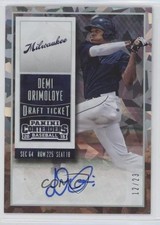 2015 Panini Contenders Draft Ticket Cracked Ice 12/23 Demi Orimoloye Auto 0c2