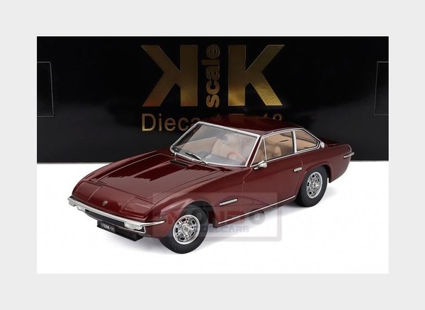 1:18 Kk Scale Lamborghini Islero S Red Metallic 1969 KKDC181582 Modellbau-image