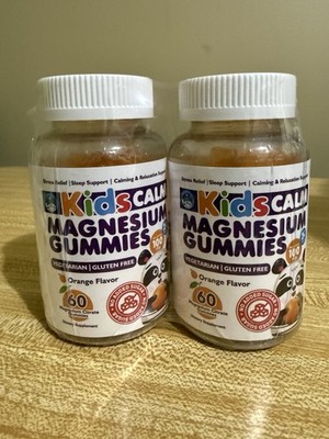 Dr. Moritz Kids Magnesium Gummies 120ct Orange Relaxing Sleep Support Exp 10/26