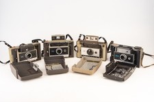 Lot of 4 Polaroid Instant Cameras 340 330 320 450 AS-IS Parts or Repair V16
