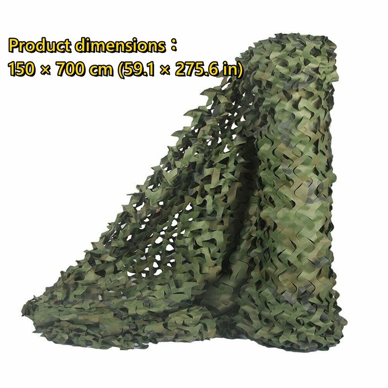 5x23 FT Camping Camouflage Netting Military Camo Sunshade Mesh Hunting Car Cover