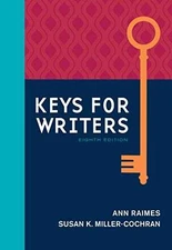 Keys for Writers (w/ MLA9E - Spiral-bound, by Raimes Ann; Miller-Cochran - Good