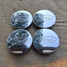 Ford Focus Center Cap Set Of 4 Chrome 2000-2011 Part 2m51 1000 Aa C1