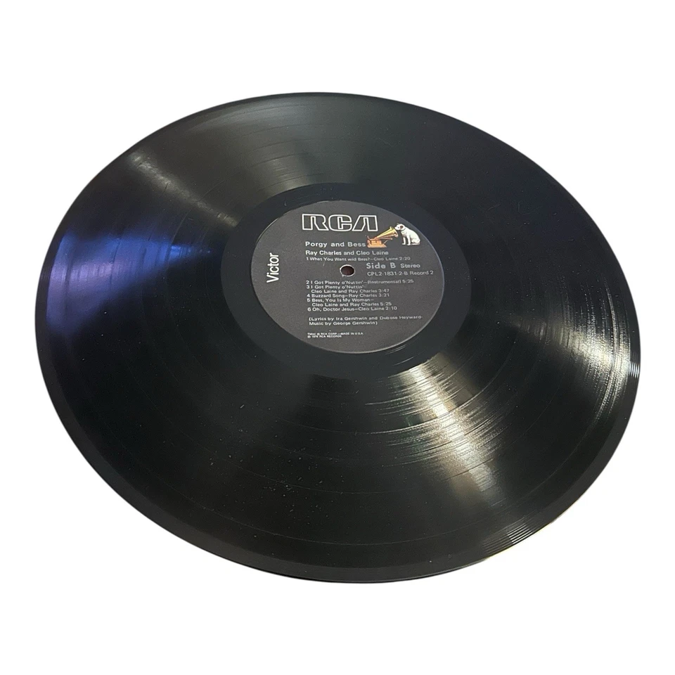 Ray Charles Cleo Laine Porgy And Bess 2xLP RCA CPL2-1831 VG+/G+ VG+ Booklet - Image 4 of 4
