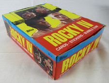 1985 Topps Rocky IV 4 Complete Wax Box Unopened 36 Sealed Packs B691
