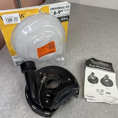 Dustless Technologies 6-9 in. Universal Dust Shroud Pro for Angle Grinders