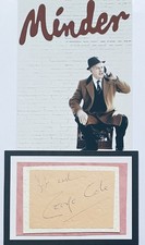 George Cole  English Actor,  1925 - 2015   , Original 10 x 8 Signature Piece