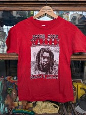 Vintage 1981 Peter Tosh Wanted Dread  Alive Tour T-shirt Size Small Deadstock