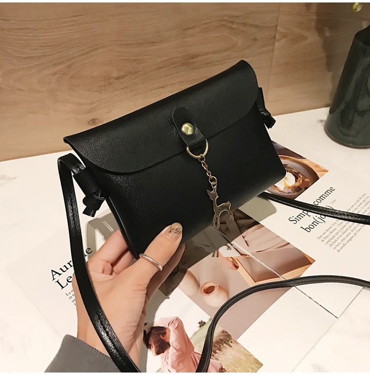 Bolso de hombro informal de PU para mujer Bolso de mano de moda Cartera diaria