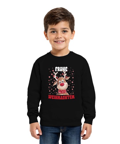 Merry Christmas Cute Deer Reindeer - Christmas Xmas Xmas Unisex Kids P - Picture 3 of 10