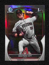 2023 Bowman Draft-Grayson Hitt Chrome Refractor 1st Bowman #BDC-57 Diamondbacks
