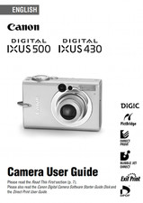 Canon IXUS500 IXUS430 Digital Camera User Owner Instruction Manual