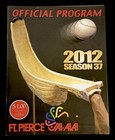 Rare 2012 FT Pierce Jai Alai Program. Large 8x11 Color program. No Writing!