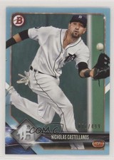 2018 Bowman Sky Blue 1/499 Nick Castellanos Nicholas Castellanos #17 0kx0