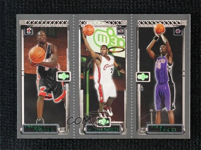 2003-04 Topps Rookie Matrix - Chris Bosh/LeBron James/Dwyane Wade