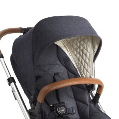   Mamas & Papas URBO 2 URBO SOLA 2 SIGNATURE BLUE DENIM KINDERWAGEN KAPUZE NEU  