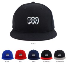Boo Patch Youth Size Flatbill Snapback Baseball Cap - FREE SHIPPING