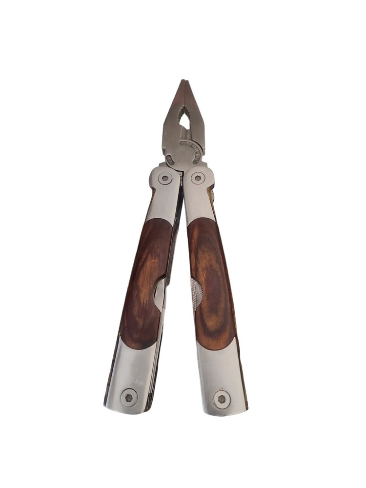 12-in-1 Multi-Tool Sheffield with Wood Grain Handle - Like New