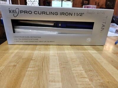Ion Titanium Pro Purple Curling Iron, 1 1/2 Inch 1.5 model  display picture 1