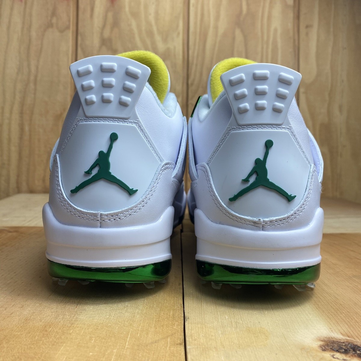 Nike Air Jordan 4 IV Golf Metallic Green Masters Tournament