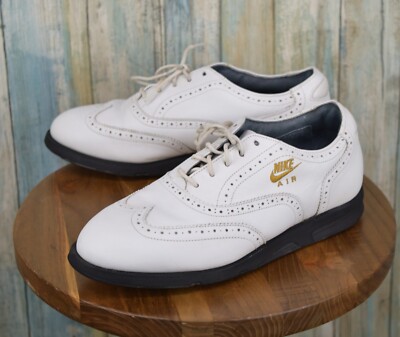 Vintage Nike Air Wingtip Golf Shoes Men\'s Size 6 White Cleats Vintage Nike Air Wingtip Golf Shoes Men main image 4