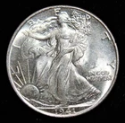 1941 50C Walking Liberty Half Dollar. Choice BU.
