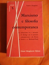 Franco Fergnani MARXISMO E FILOSOFIA CONTEMPORANEA
