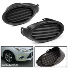 Fit For Ford Focus 2012-2014 Pair Front Bumper Fog Light Lamp Cover Grille Bezel