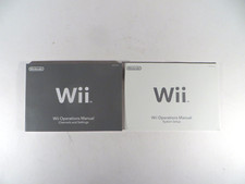  2 Nintendo Wii PB Operations Manual Sytem Setup  Channels MAA-RVK-S-USZ