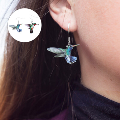 2 Pairs Weihnachten Ohrringe Geschenk Vogel Schlenker Ohrringe