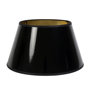 Lampenschirm schwarz innen gold