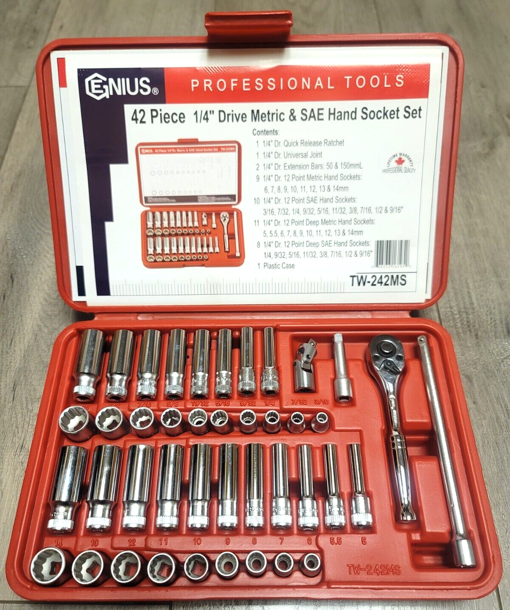 Genius Tools 42pc 1/4