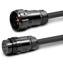 Hand-Built Ultra-Flexible 16 AWG 7-Pin Motor Control Extension SOOW Cable 135 ft