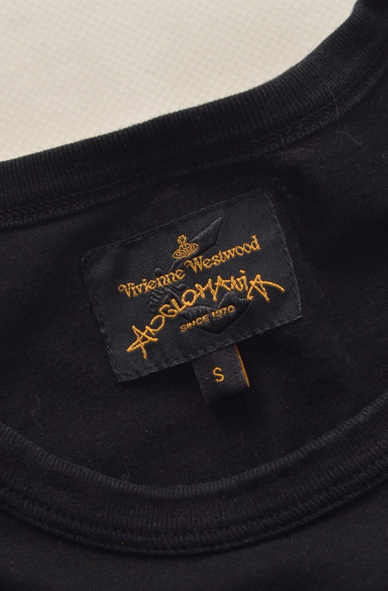 Vivienne Westwood Anglomania Women's Black Cotton Tee Shirt Vivienne Westwood Anglomania Women's Black Cotton Tee Shirt