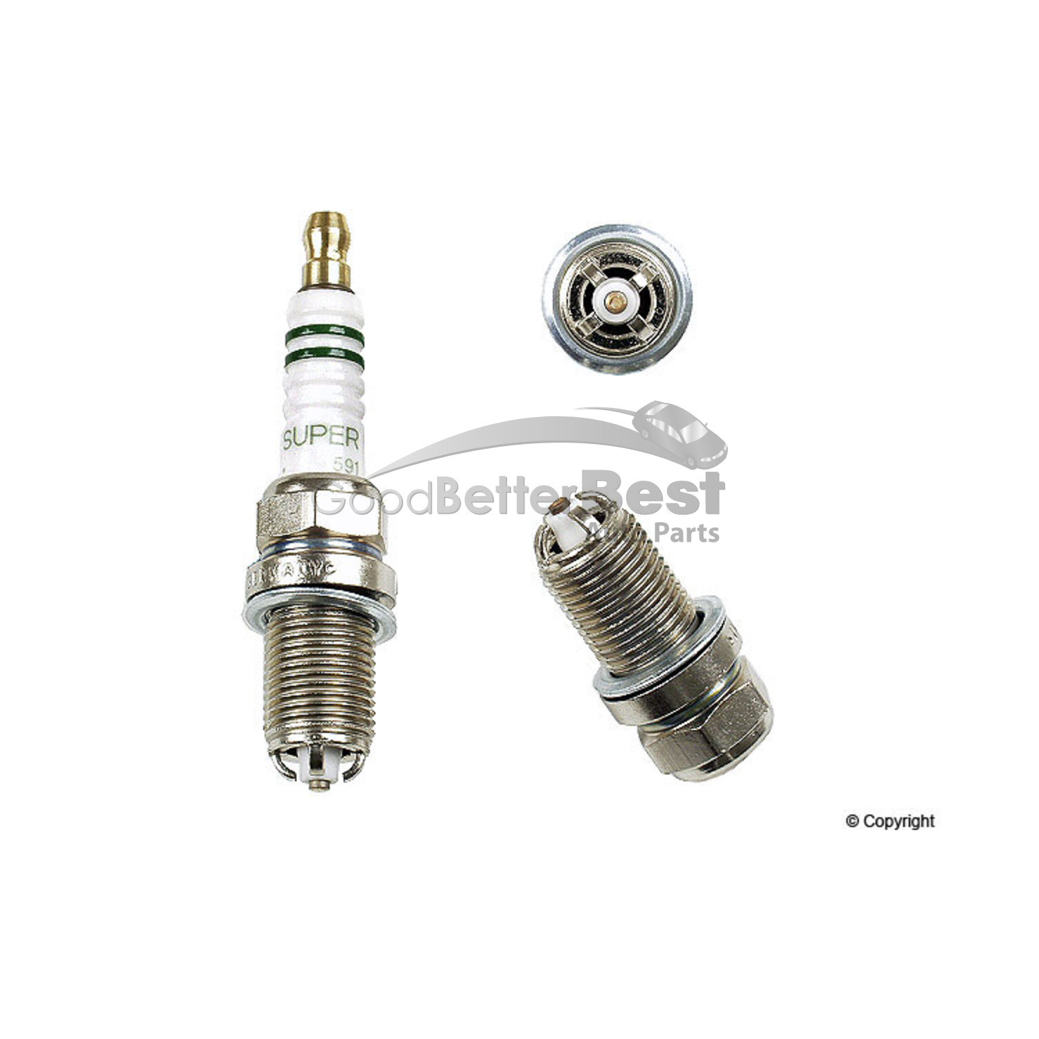 One New Bosch Spark Plug 7405 12129069877 for BMW M3 Z3